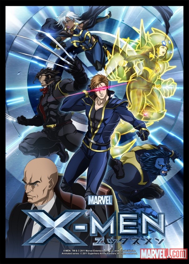 The x men from the x men anime series